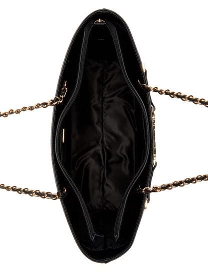 GUESS CARTERA RHIANNON TOTE - BLACK