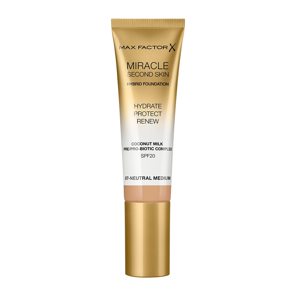 MAX FACTOR MIRACLE SECOND SKIN 07 - NEUTRAL MEDIUM