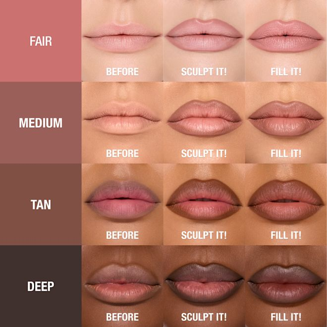 CHARLOTTE TILBURY LIP CHEAT CONTOUR DUO