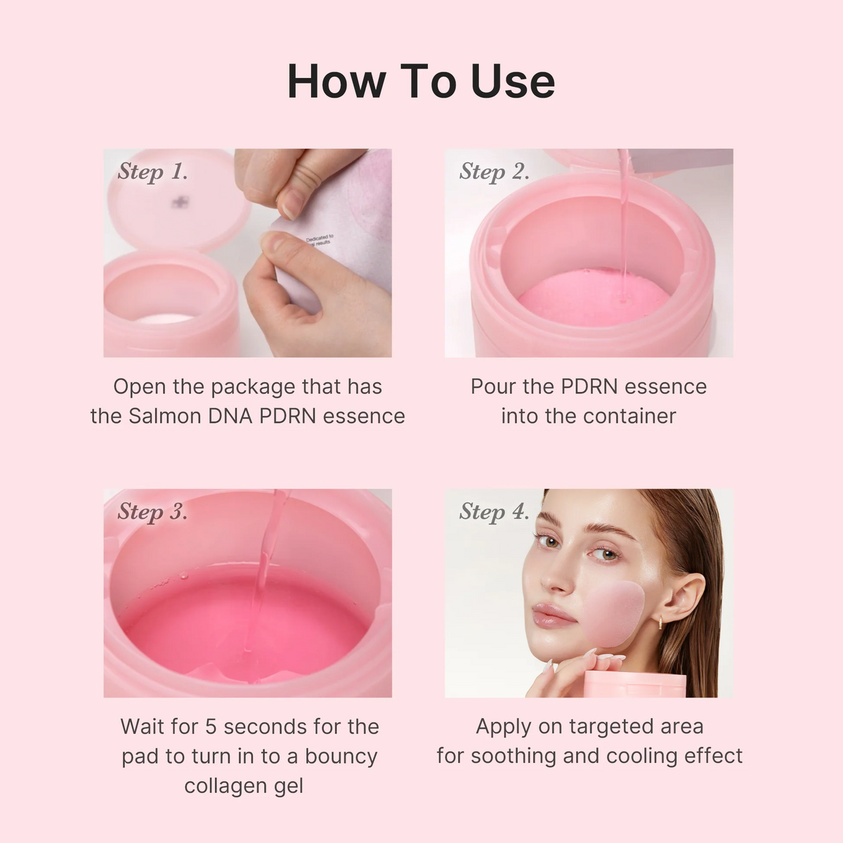 MEDICUBE PDRN PINK COLLAGEN TONING PAD