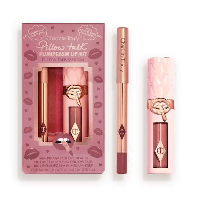 CHARLOTTE TILBURY PILLOWTALK PLUMPGASM LIP KIT