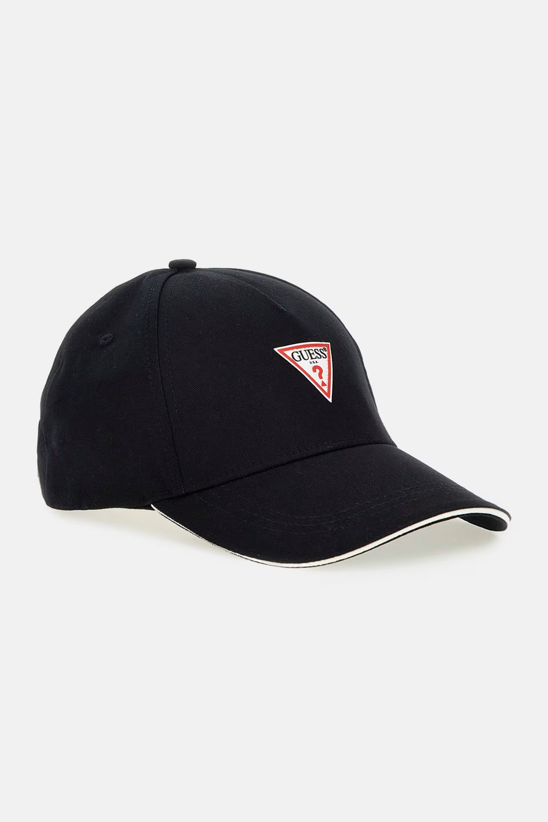 GUESS KEPI TRIANGLE PATCH LOGO BLACK
