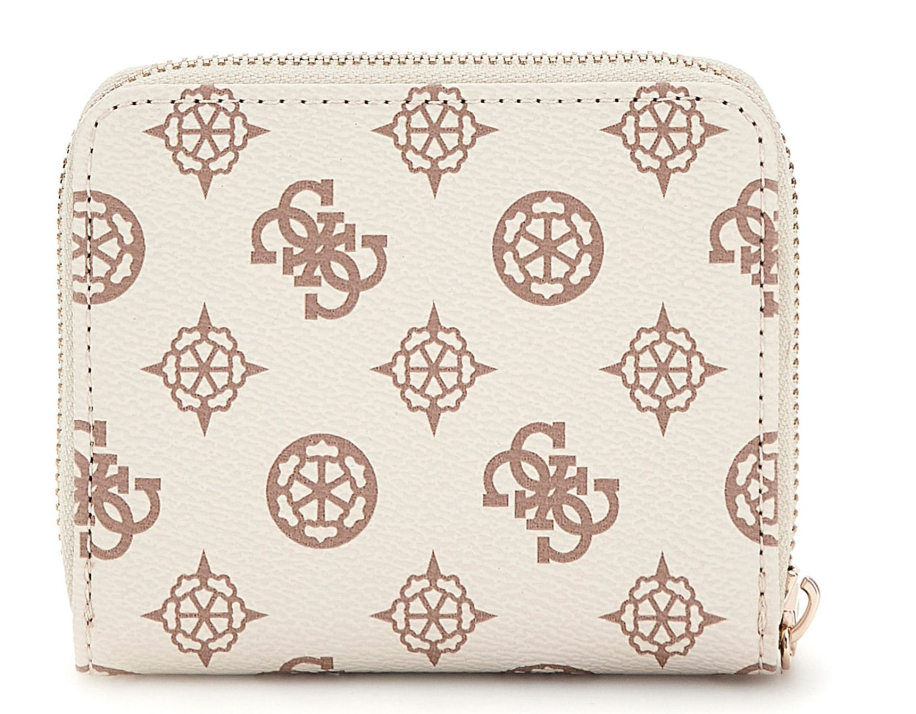 GUESS WALLET LAUREL CREAM LOGO