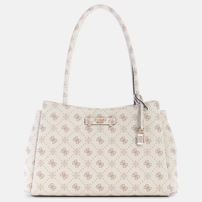 GUESS CARTERA CARRIE LOGO VANILLA