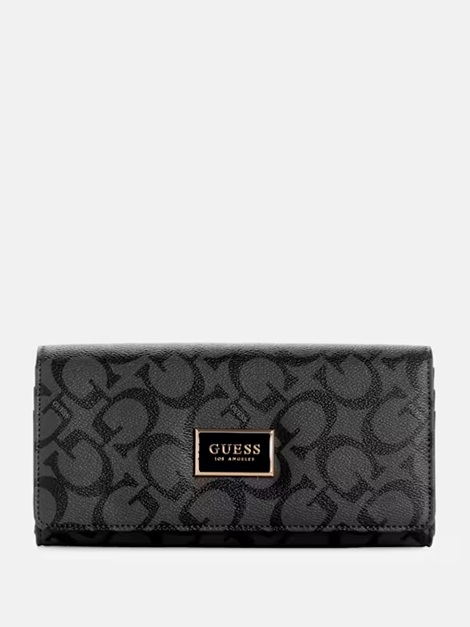 GUESS BILLETERA ABREE LOGO MULTI-ORGANIZER - COAL MULTI