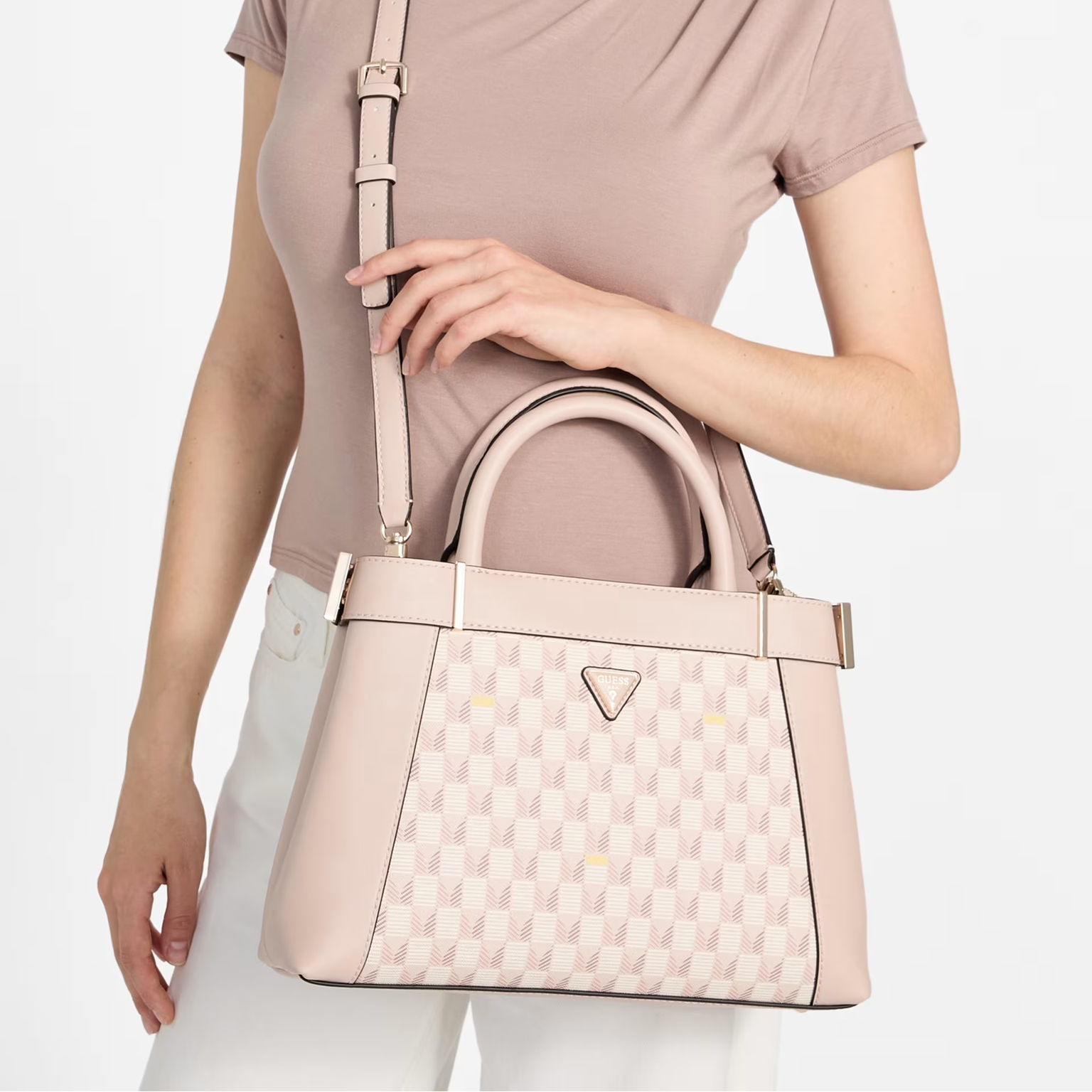GUESS CARTERA G WAVE II BLUSH LOGO