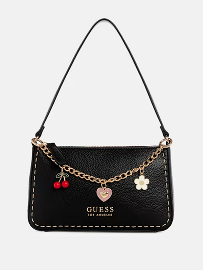 GUESS CARTERA SHOULDER BAG LYNNE BLACK