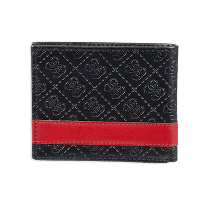 GUESS BILLETERA MASCULINA BLACK/RED 31GU13X008