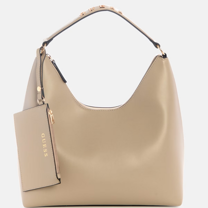 GUESS CARTERA SHOULDER BAG DEMELZA MUSHROOM