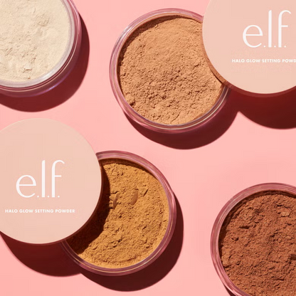 ELF HALO GLOW SETTING POWDER - LIGHT PINK