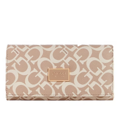 GUESS BILLETERA ABREE SLG CARAMEL