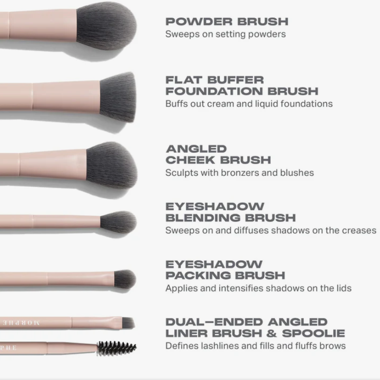 MORPHE SET DE BROCHAS TRAVEL SHAPING ESSENTIALS