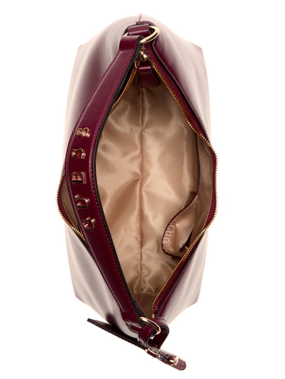 GUESS CARTERA SHOULDER BAG DEMELZA OXBLOOD