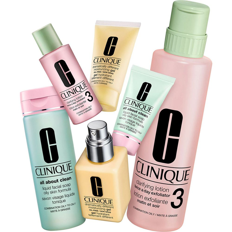 CLINIQUE SET GREAT SKIN EVERYWHERE - COMBINATION/OILY SKIN