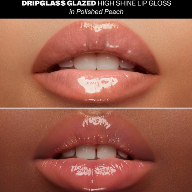 Morphe Polished Peach Dripglass Glazed Lip Gloss