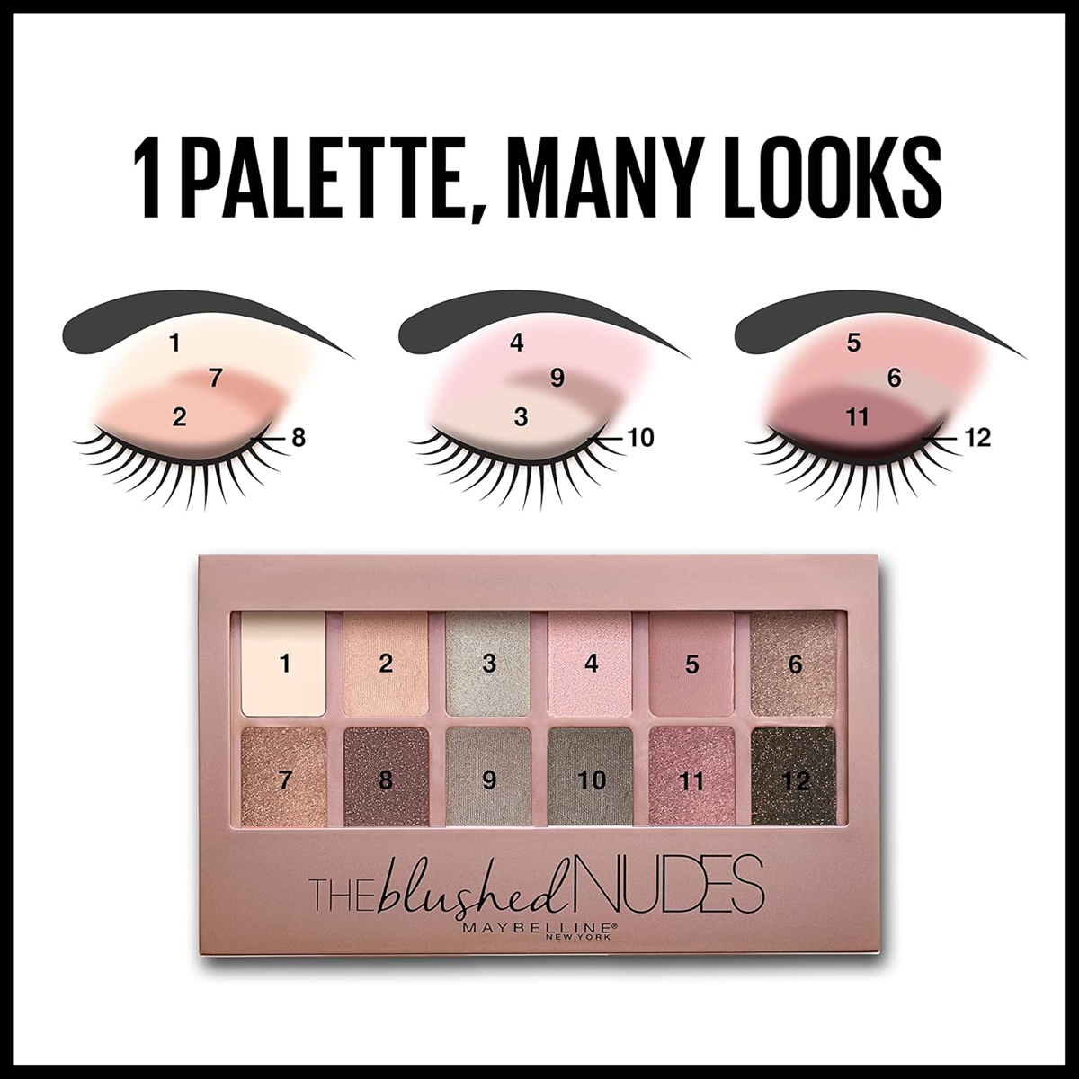 MAYBELLINE THE BLUSED NUDES PALETTE
