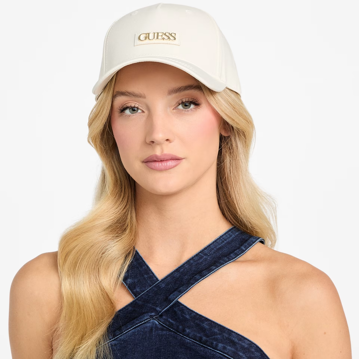 GUESS KEPI LOGO PATCH - CREAM