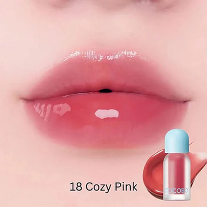TOCOBO JUICY BERRY PLUMPING LIP OIL - 18 COZY PINK