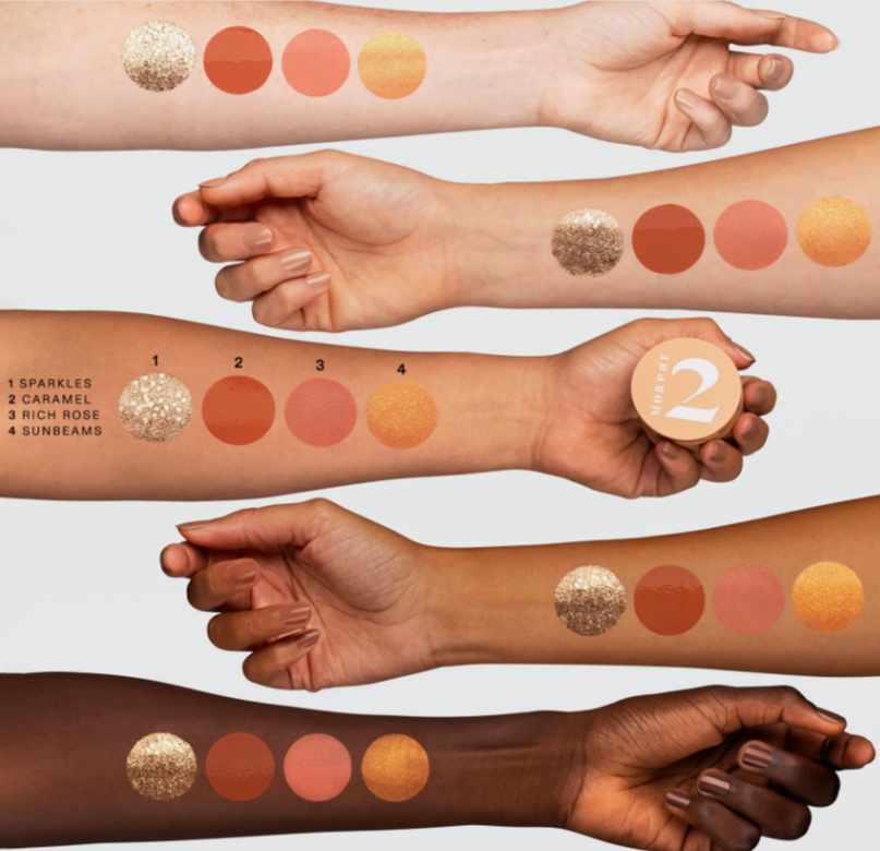 Morphe2 Quad Goals Multi-Palette - Stay Golden
