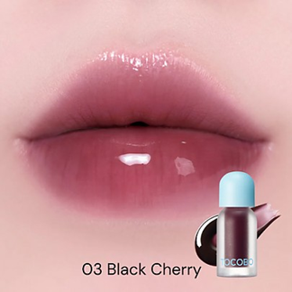 TOCOBO JUICY BERRY PLUMPING LIP OIL - BLACK CHERRY 03