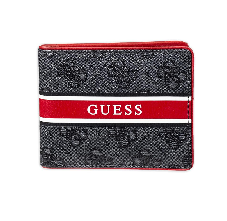 GUESS BILLETERA MASCULINA BLACK/RED 31GU130053