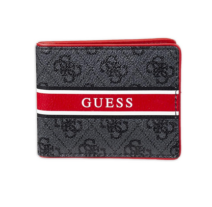GUESS BILLETERA MASCULINA BLACK/RED 31GU130053