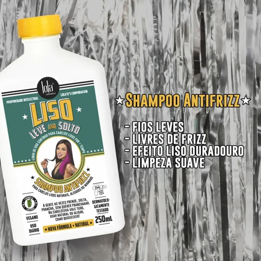 LOLA COSMETICS LISO LEVE SHAMPOO ANTIFRIZZ 250ML