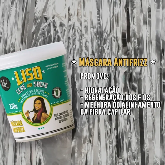 LOLA COSMETICS LISO LEVE MASCARA ANTIFRIZZ 230G