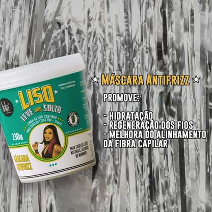 LOLA COSMETICS LISO LEVE MASCARA ANTIFRIZZ 230G