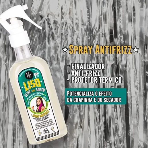 LOLA COSMETICS LISO LEVE SPRAY ANTIFRIZZ 200ML