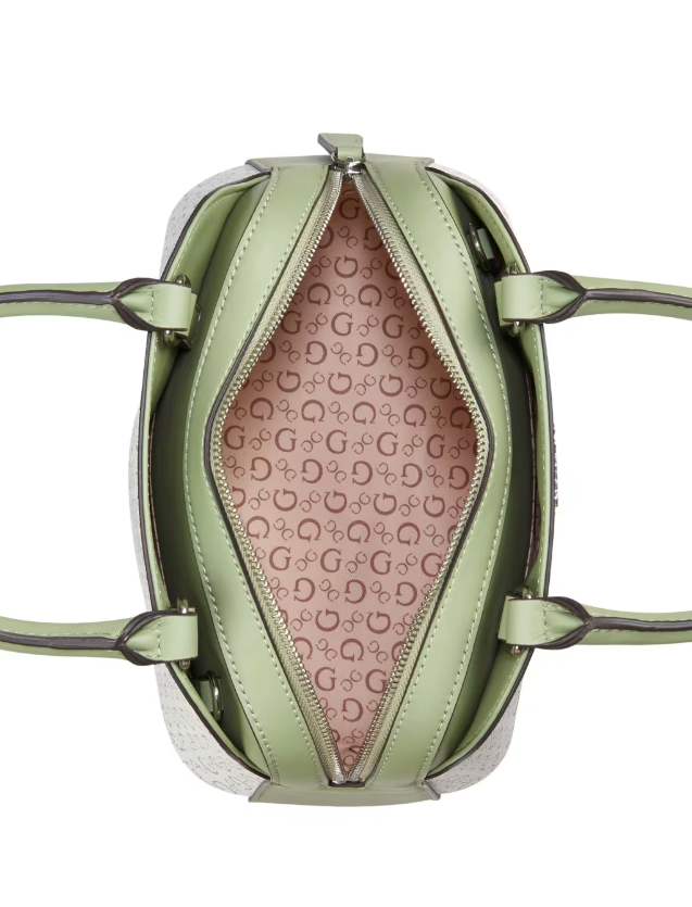 GUESS CARTERA KAMRI LOGO MINI SATCHEL SAGE