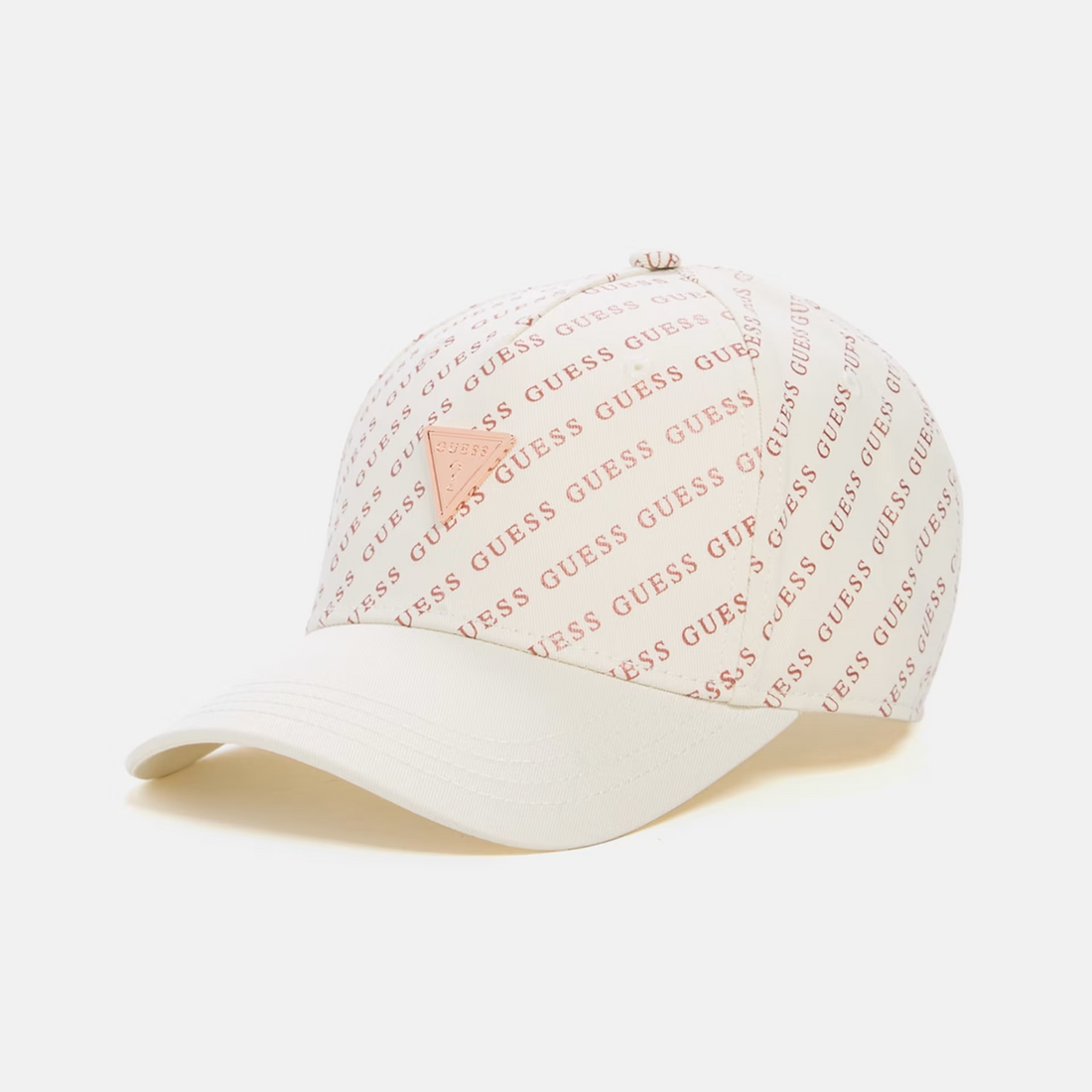 GUESS KEPI GLITTER LOGO HAT - ROSE GOLD