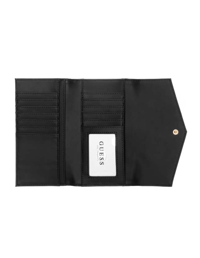 GUESS BILLETERA HALLOW LANE SLIM BLACK