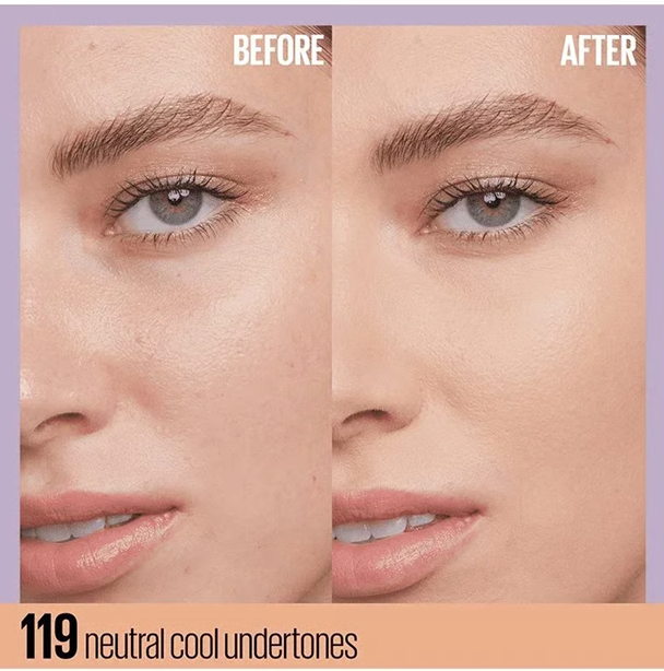 MAYBELLINE SUPERSTAY LUMI-MATTE base 119