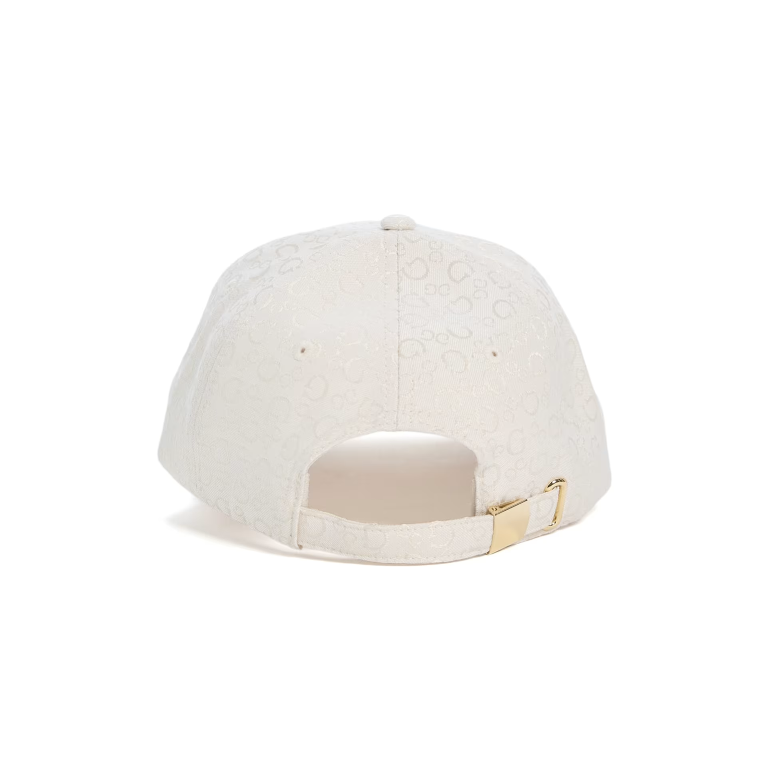 GUESS KEPI JACQUARD LOGO HAT WHITE
