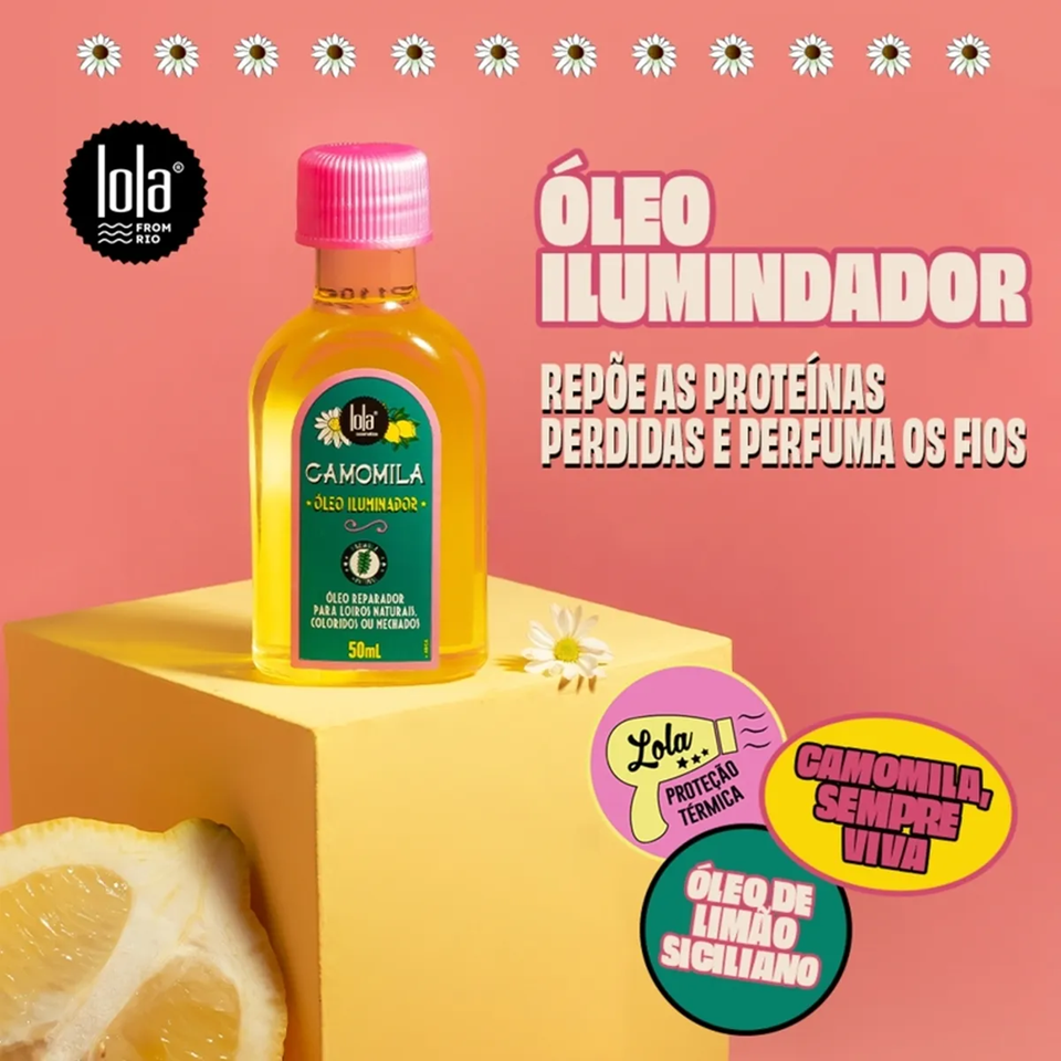 LOLA COSMETICS CAMOMILA OLEO ILUMINADOR 50ML