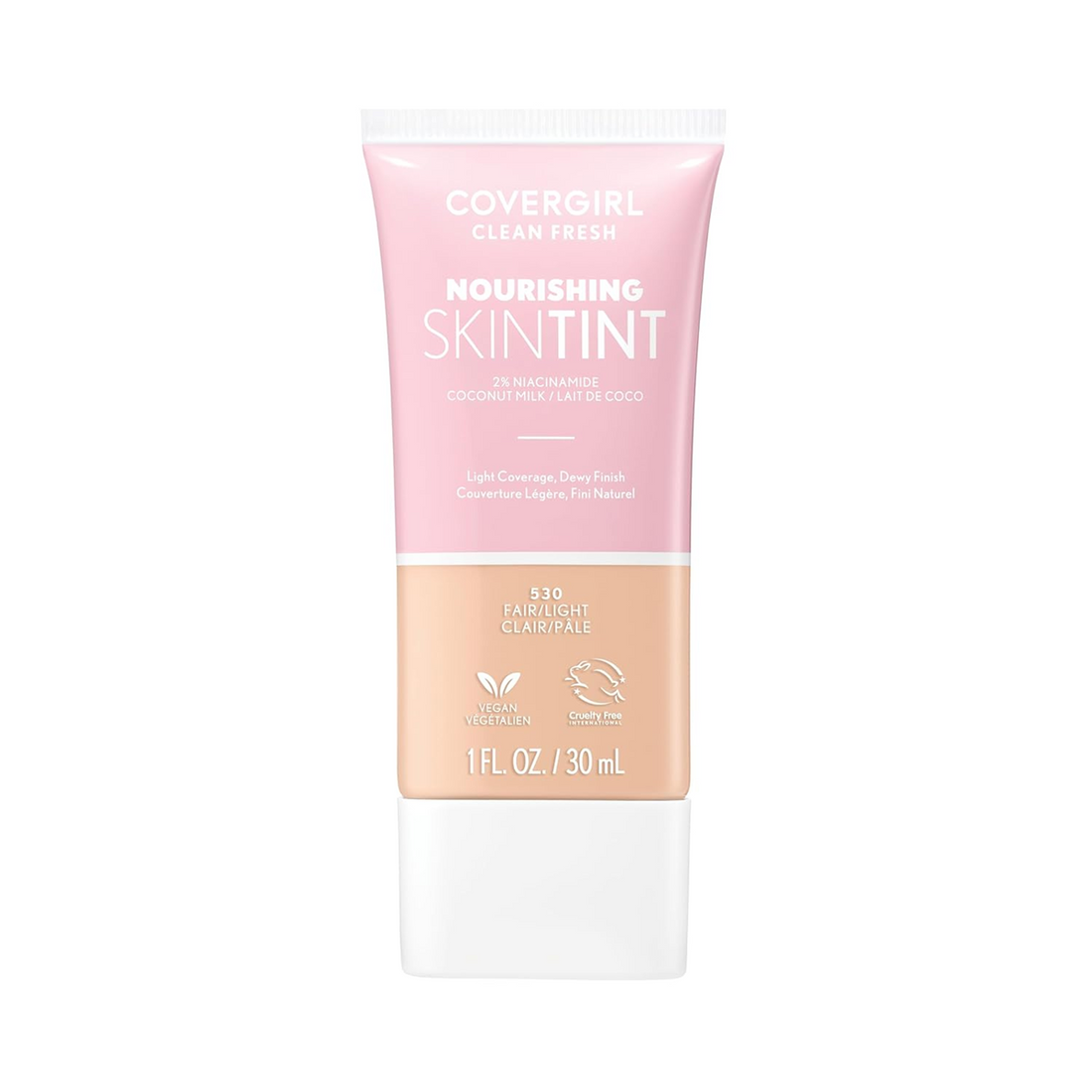 COVERGIRL CLEAN FRESH LIQUID FOUNDATION FAIR/LIGHT