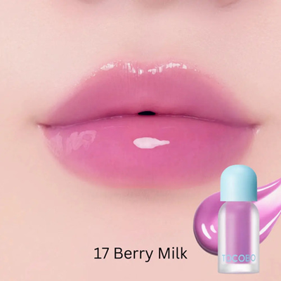 TOCOBO JUICY BERRY PLUMPING LIP OIL - 17 BERRY MILK