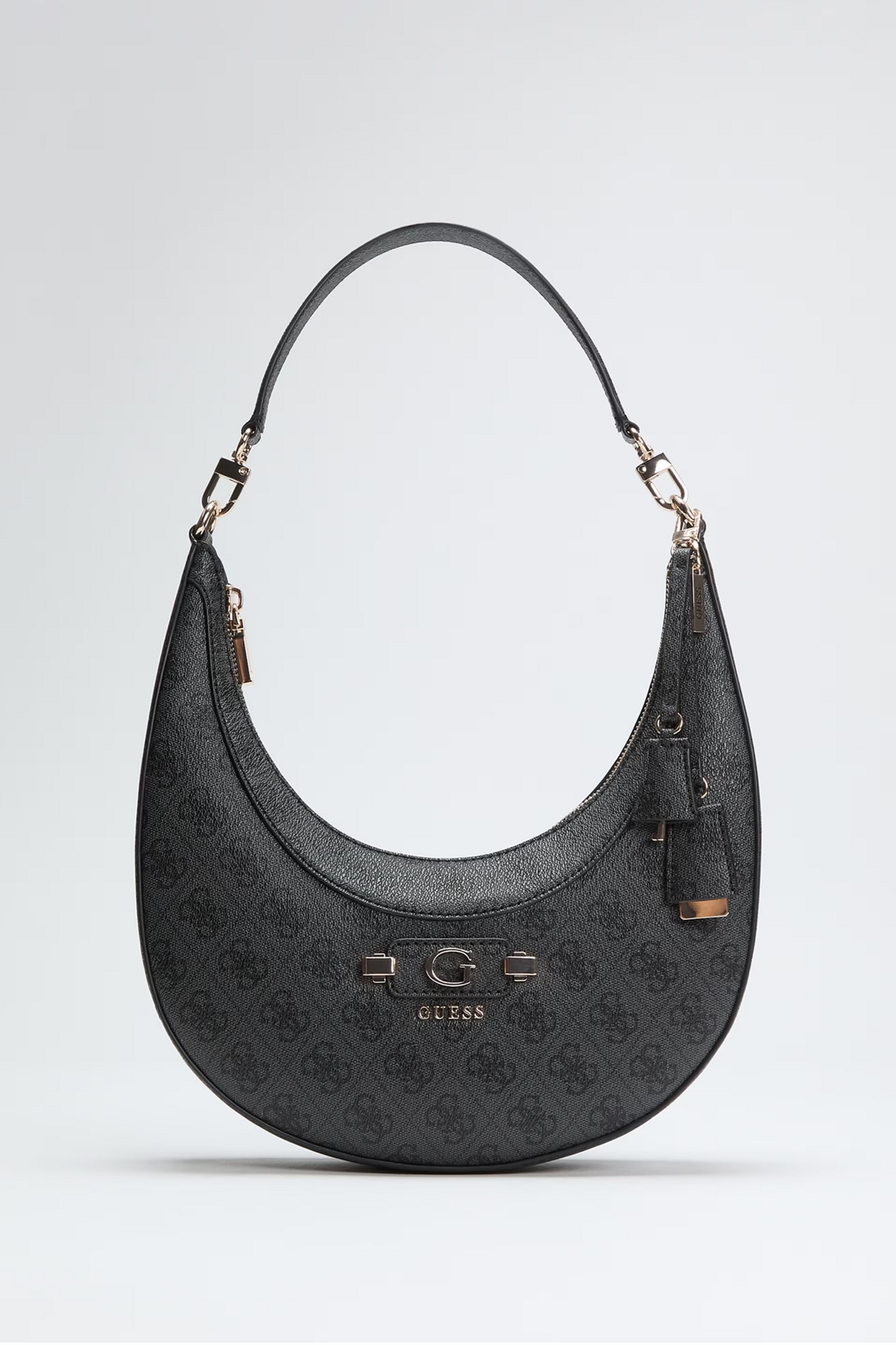 GUESS CARTERA SHOULDER BAG LINDSAY COAL LOGO
