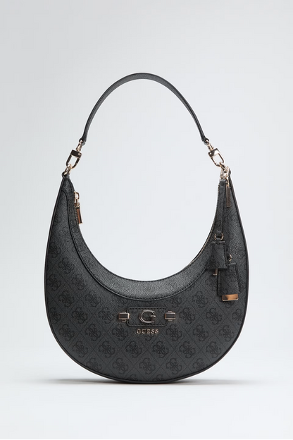GUESS CARTERA SHOULDER BAG LINDSAY COAL LOGO
