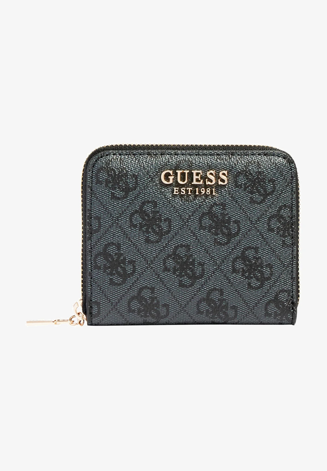 GUESS BILLETERA LAUREL SLG SMALL COAL LOGO