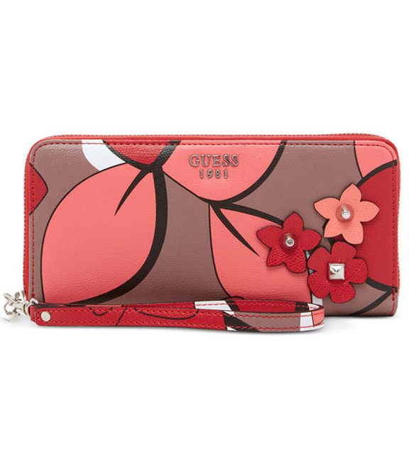GUESS BILLETERA LIYA SLG RED MULTI