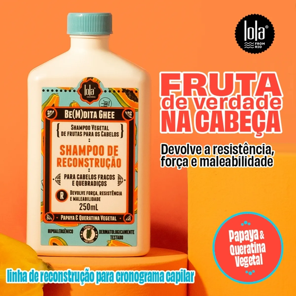 LOLA COSMETICS BEMDITA GHEE SHAMPOO MAMAO 250ML