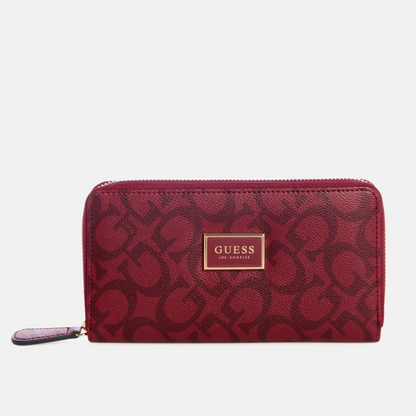 GUESS BILLETERA ABREE SLG BLACK CHERRY
