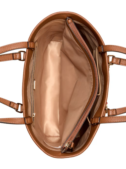 GUESS CARTERA TOTE BAG LYNNE COGNAC