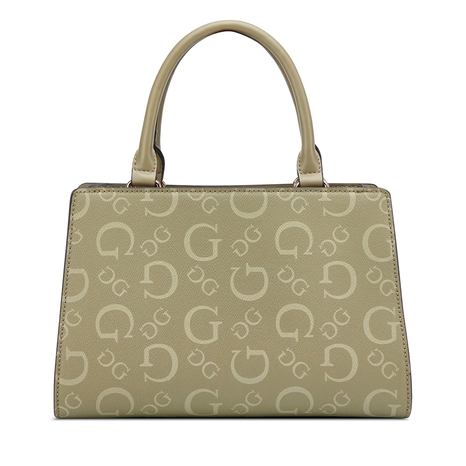 GUESS CARTERA SATCHEL LACY LIGHT MUSK