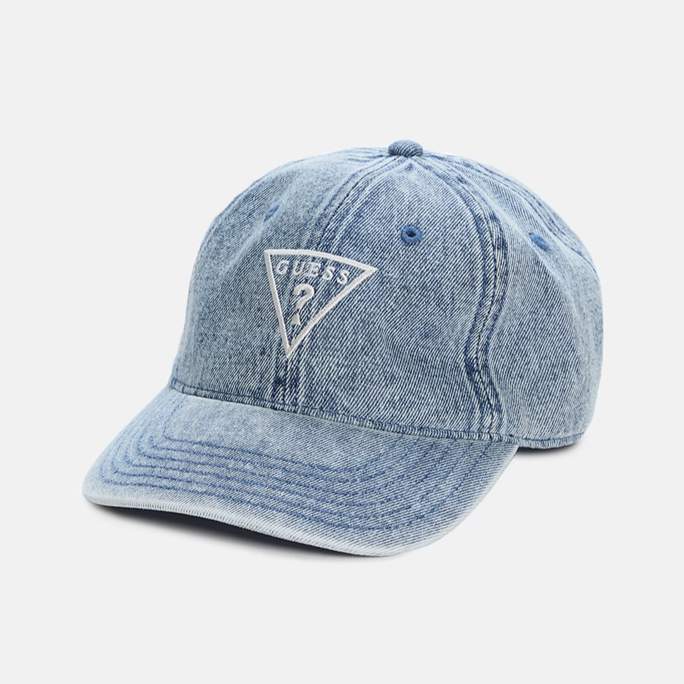 GUESS KEPI DENIM HAT - BLUE