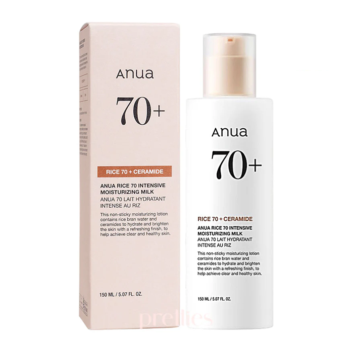 ANUA RICE 70+ INTENSIVE MOISTURIZING MILK 150ML