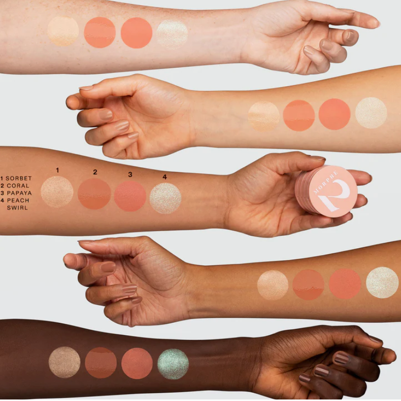 Morphe 2 Quad Goals Multi-Palette - Fresh Peach