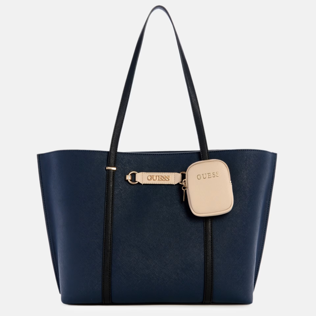 GUESS CARTERA TOTE BAG RUE NAVY MULTI